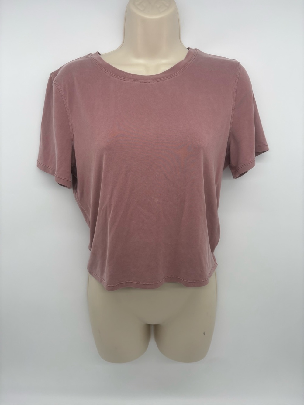 Lululemon Open Back Tie Crop Top – Dusty Mauve